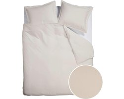 Ambiante Bamboo Uni dekbedovertrek - Lits-Jumeaux - 240x200/220 cm - Zand