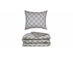 Ambiante Barra - dekbed zonder overtrek (incl. 2 kussenslopen) - 140x200 cm - Naturel - all year - wasbaar