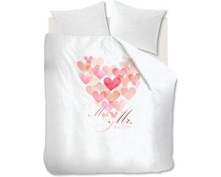 Ambiante Dina Dekbedovertrek - Tweepersoons - 200x200/220 cm - Pink