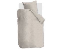 Ambiante Edo dekbedovertrek - Eenpersoons - 140 x 200/220 cm - Zand