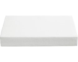 Ambiante Jersey Hoeslaken - 80/90x200 cm - Wit