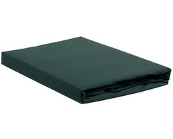 Ambiante Katoen - Hoeslaken - 90x200 - Donker Groen