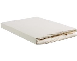 Ambiante Katoen - Splittopper Hoeslaken - 180x200 - Gebroken wit