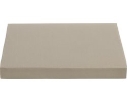 Ambiante - Katoen - Topper Hoeslaken - 120x200 cm - Taupe