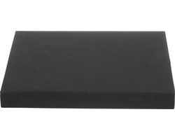 Ambiante - Katoen - Topper Hoeslaken - 140x220 cm - Antraciet