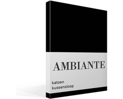 Ambiante Kussensloop - 60x70 cm - Black
