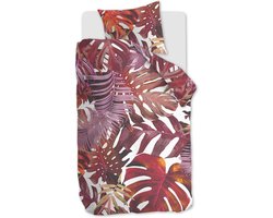 Ambiante Noèlle dekbedovertrek - Eenpersoons - 140x200/220 - Rood