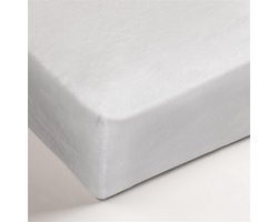 Ambiante - Polyester - Molton - Hoeslaken - Extra breed - 180x200/210 cm - Wit