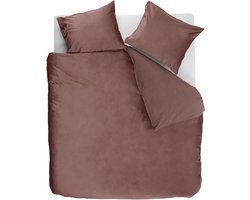 Ambiante Velvety dekbedovertrek - Tweepersoons - 200 x 200/220 cm - Roze