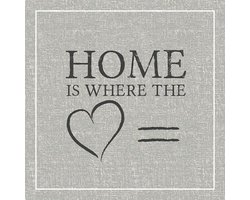 Ambiente - Lunch servetten - Home Grey