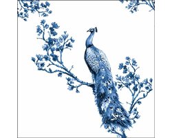 Ambiente Servetten Royal peacock 33x33cm