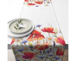 Ambiente - Tafelloper - Poppies and cornflowers