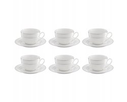 Ambition Aura Zilver Koffieservies 12-delig