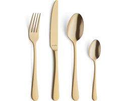 Amefa Austin Vintage Bestekset - 24 delig- 6 persoons - Goud