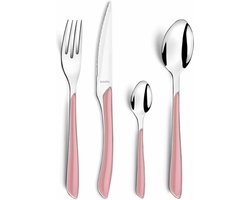 Amefa Eclat Bestekset - Roze - RVS - 24-delig