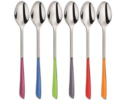 Amefa Eclat Latte Lepels - 6 stuks - multi color