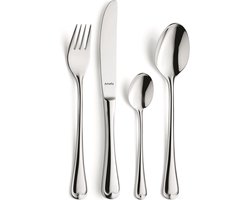 Amefa Elegance - 6 persoons - 24-delige Bestekset - Voor 6 personen - Zilver-Mailorderbox- Hoogwaardig 18/10 chroomnikkelstaal