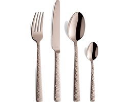 Amefa - Felicity Rosé Champagne - 24-delige bestekset - Voor 6 personen - RVS - Vaatwasmachinebestendig - 6 persoons