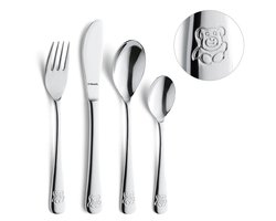 Amefa Kinderbestekset - Teddy Bear - 4 delig - 1 Persoons