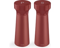 Amefa Modern – 2-delige Peper- en Zoutmolenset – Terracotta – 15 cm – Keramisch Maalwerk – Cadeauverpakking