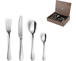 Amefa - Sierra 24-delige Bestekset - Zilver - In luxe kist - RVS - Vaatwasmachinebestendig - 6 personen
