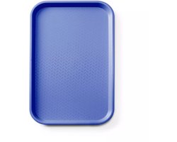 AmerBox Fastfooddienblad – Polypropyleen – GN 1/1 – Antislip – Blauw – 530x325 mm