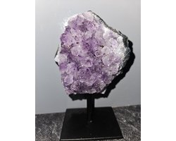 Amethist op standaard A+KWALITEIT 12-15cm DECEMBER DEAL