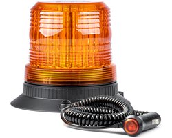 AMiO LED Zwaailicht Noodverlichting met Magneet 80LED 12/24V Oranje