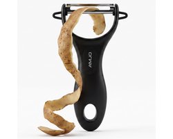 AMJO Premium Dunschiller - Y-model - Multifunctionele Groenteschiller - Aardappelschiller - RVS - Zwart