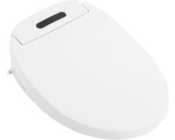 Amolass - Toilet - Verwarmde Toiletbril - Soft-Close - Comfortabel - Met LED-Verlichting en Afstandsbediening - 51x37cm - Universeel