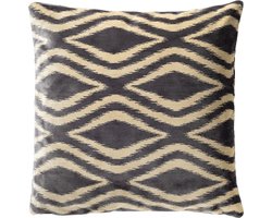 AMORA | Sierkussen 45x45 cm | Charcoal Gray | Antraciet | Hoii | met duurzame kussenvulling