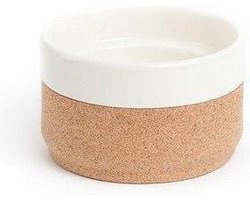 Amorim Cork Soulmate The Whistler Kom - Keramiek/Kurk - Ø13 cm - Wit