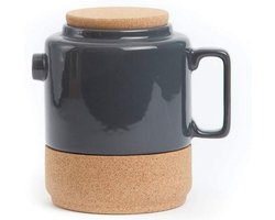 Amorim Cork - theepot kurk - 0.8L -grijs
