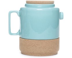 Amorim - Soulmate The Whistler Theepot - Blauw & kurk