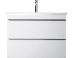 AM.PM Hit - Badkamermeubel met wastafel - 80 cm - 2 lades - Wastafelonderkasten - Plat Pakket