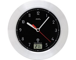 AMS 5919 moderne radiografische wandklok voor de badkamer.