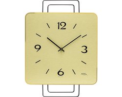 AMS 9691 moderne wandklok / messing