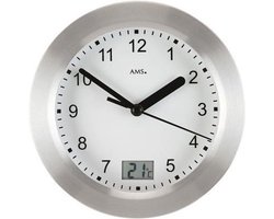 AMS kleine tafel of wandklok- W9223- met thermometer