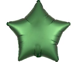 Amscan - Folieballon Satin Luxe Emerald Ster, 43 cm