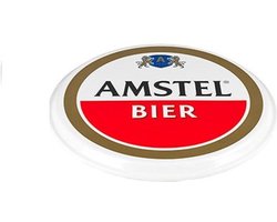 Amstel Dienblad 42cm Wandbord Retro Vintage Wand Bord Muur Kamer Decoratie Metaal Emaille Reclame Wandborden Tekst Mancave Metalen Bord Kroeg Bar Cafe