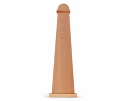 Amsterdammertje Borrelplank – Beukenhout – Serveerplank met Amsterdamse Kruizen – 55 x 17 cm
