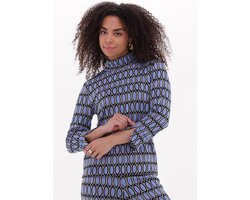 Ana Alcazar Pullover Turtleneck Tops & T-shirts Dames - Shirt - Lichtblauw - Maat 36
