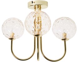 ANADYR - Plafondlamp - Beige/Goud - Metaal/Glas