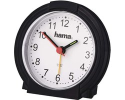 Analoge wekker zonder tikken met alarmfunctie en achtergrondverlichting - Perfect voor slaapkamer en kantoor