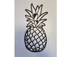 Ananas decoratie - geometrische Ananas - muurdecoratie - woondecoratie - Pineapple
