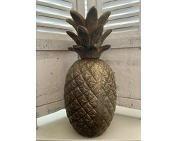 Ananas - Metaal - Goud - Gold Antique - Beeld - Sfeervol - Decoratief - Woonaccessoires - Woonaccessoire - Sfeer - Antiek - Wonen - Woon - Deco - Decoratie - Kleur - Mooi - Beauty - Pineapple - Gaaf - Interieur - Cool - Inrichting - Like - Leuk - Oke