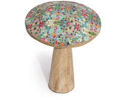 Ancient Wisdom - Theepot - Multicolor keramische theepotset met kattenmotief en reisetui - theekopjes - cadeau - theecollectie - keramiek - servies