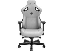 Andaseat Kaiser 3 Grijs large - Ergonomische Gamestoel - Magnetisch Nekkussen - Verstelbare Lendensteun - Luxe 4D-armleuningen - Premium kwaliteit