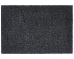 andiamo deurmat Samson - vuilvangmat van katoen voor de entree van het huis - te gebruiken als deurmat binnen, deurmat in overdekte buitenruimtes of als huisdierenmat 100 x 150 cm antraciet