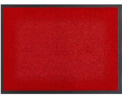 andiamo deurmat Verdi - vuilvangmat voor de entree van het huis - ideaal als deurmat binnen of als deurmat in de overdekte buitenruimte - deurmat voor de voordeur 80 x 120 cm Rood 2